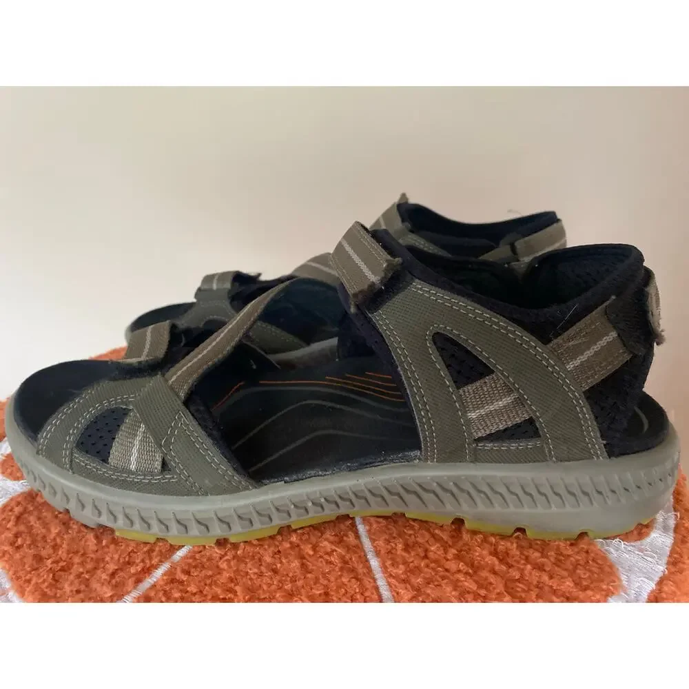 Ecco Yucatan Sport Sandals Hiking Walking Brown Mens Size EU 44/ US 10-10.5